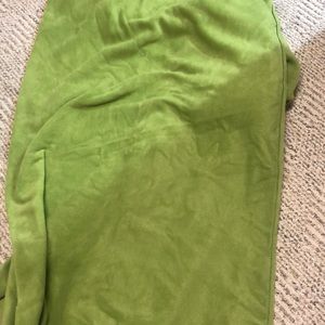 Lime green GRINCH color soft fleece